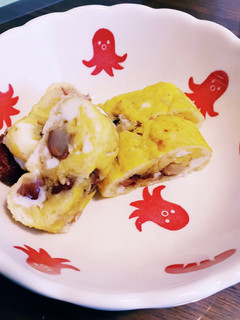 主な材料は二つ♪甘い煮豆の卵焼き-レシピのメイン写真