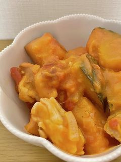 かぼちゃたっぷり!トマトクリーム煮-レシピのメイン写真