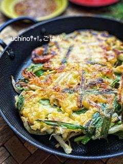 ごま味噌だれ最高♡もやしとちくわのチヂミ-レシピのメイン写真