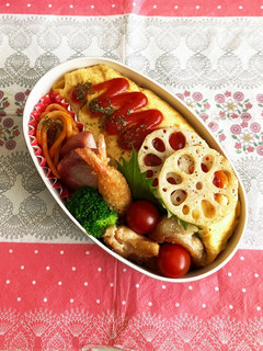 女子高校生弁当 2023.8.21-レシピのメイン写真