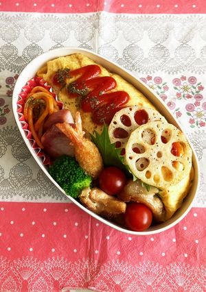 女子高校生弁当 2023.8.21-レシピのメイン写真