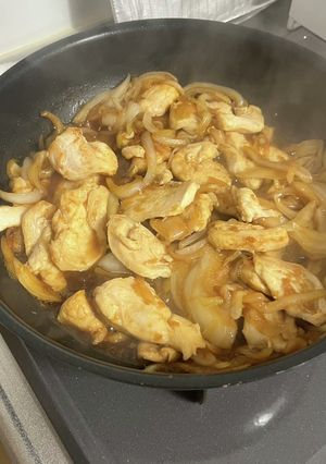 鶏むねの生姜焼き-レシピのメイン写真
