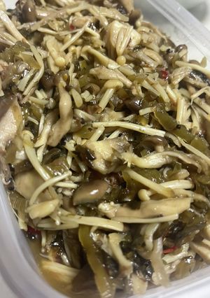 レンジで高菜きのこ☆作り置き減量菌活-レシピのメイン写真
