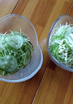 グリーンサラダ-レシピのメイン写真