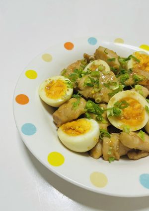 鶏たま照り焼き-レシピのメイン写真