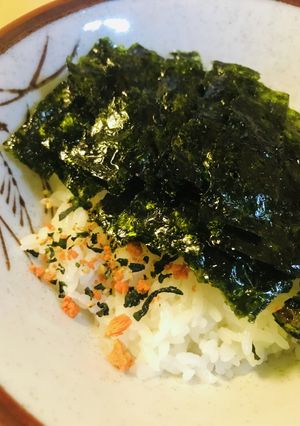 毎日の白ごはん●ふりかけ＆海苔海苔ごはん-レシピのメイン写真