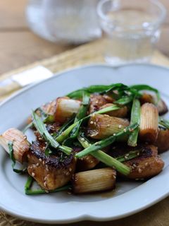 鶏肉と白ネギの甘辛炒め-レシピのメイン写真