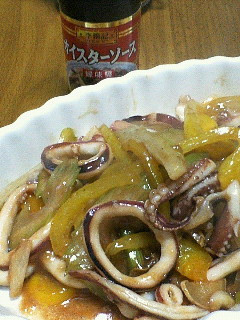 イカセロリでオイスタぁ~(美味しい~☆)-レシピのメイン写真