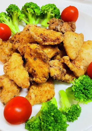 鶏胸肉、塩麹で柔らか唐揚げ！-レシピのメイン写真