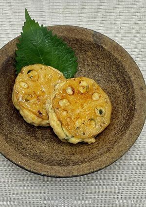 新れんこんの豆腐ハンバーグ-レシピのメイン写真