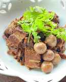 中国南京♡梅干菜と豚バラうずらの卵の煮物