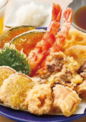 秋のにぎわい天ぷら-レシピのメイン写真