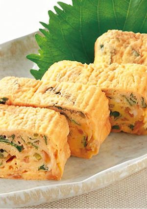 なめ茸入りたまご焼き-レシピのメイン写真