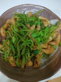 鶏モモとピーマン炒め物(青椒肉絲風)-レシピのメイン写真