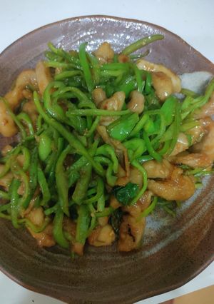 鶏モモとピーマン炒め物（青椒肉絲風）-レシピのメイン写真