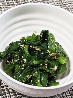 つるむらさきのにんにく塩麹ナムル-レシピのメイン写真