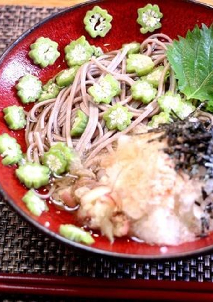 ダビデの星とおろしの冷がけ蕎麦-レシピのメイン写真