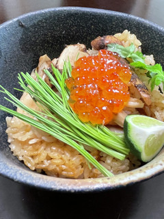 美食!松茸いくらご飯-レシピのメイン写真