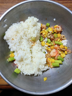 ヨウサマの減塩コーンとアスパラコンソメ飯-レシピのメイン写真