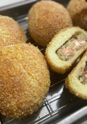 まるでコロッケパン-レシピのメイン写真