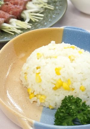 とうもろこしご飯deゆで卵-レシピのメイン写真