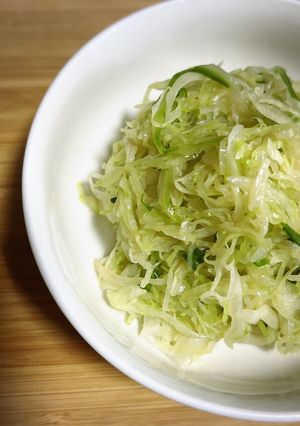 キャベツの千切りごま油めんつゆ和え-レシピのメイン写真