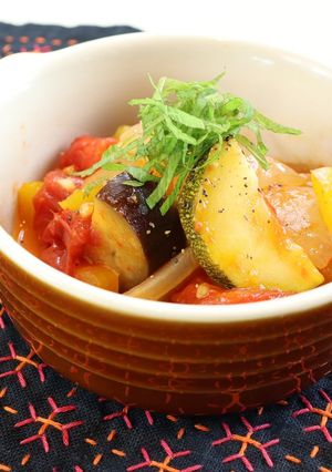 冷やしてもおいしい!和風ラタトゥイユ-レシピのメイン写真