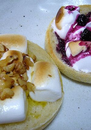 ふわふわ焼きマシュマフィン-レシピのメイン写真