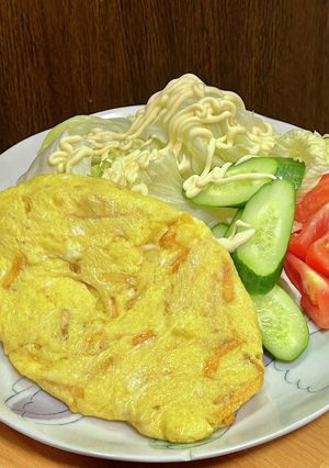 調味料不要・カラムーチョでオムレツ-レシピのメイン写真