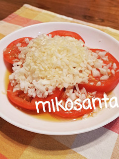 トマトと玉ねぎの夏サラダ♪-レシピのメイン写真