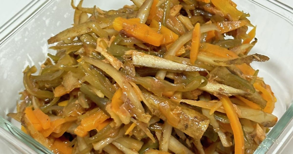 きんぴら　 韓国風ピリ辛きんぴら by ﾏｷﾏｷdolci 【クックパッド】 簡単おいしい