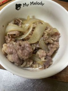 簡単牛丼-レシピのメイン写真