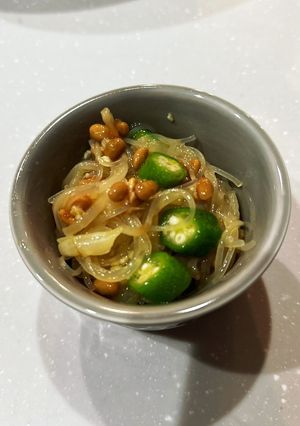 春雨の冷製ネバネバサラダ-レシピのメイン写真