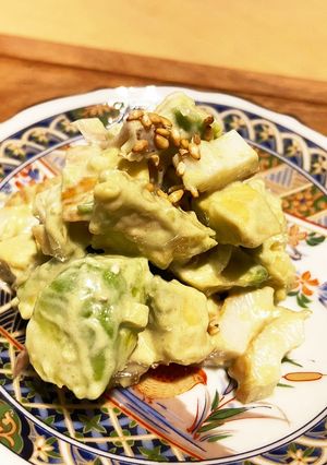 アボカドみょうがちくわの和えもの-レシピのメイン写真