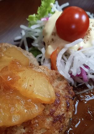 簡単☆びくドン風ハンバーグソース-レシピのメイン写真