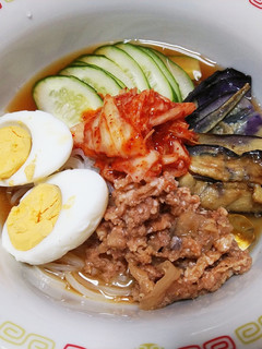 茄子とプルコギの冷麺-レシピのメイン写真