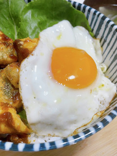 カレーチキン丼-レシピのメイン写真
