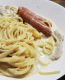 【即席】深夜の背徳感クリームパスタ