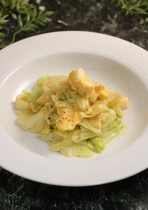 レンジで簡単！キャベたま-レシピのメイン写真