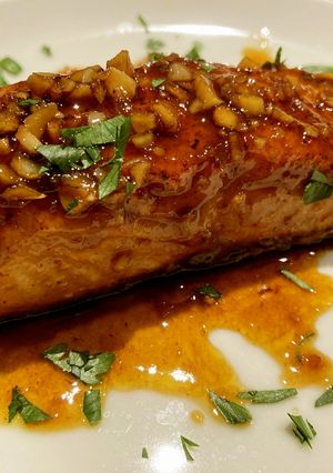 Honey Garlic Salmon-レシピのメイン写真