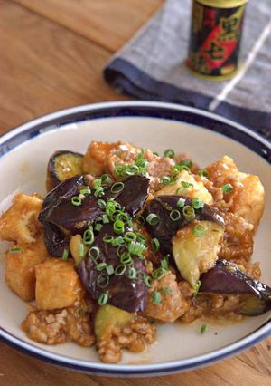 なすと厚揚げ豆腐の肉味噌あん-レシピのメイン写真