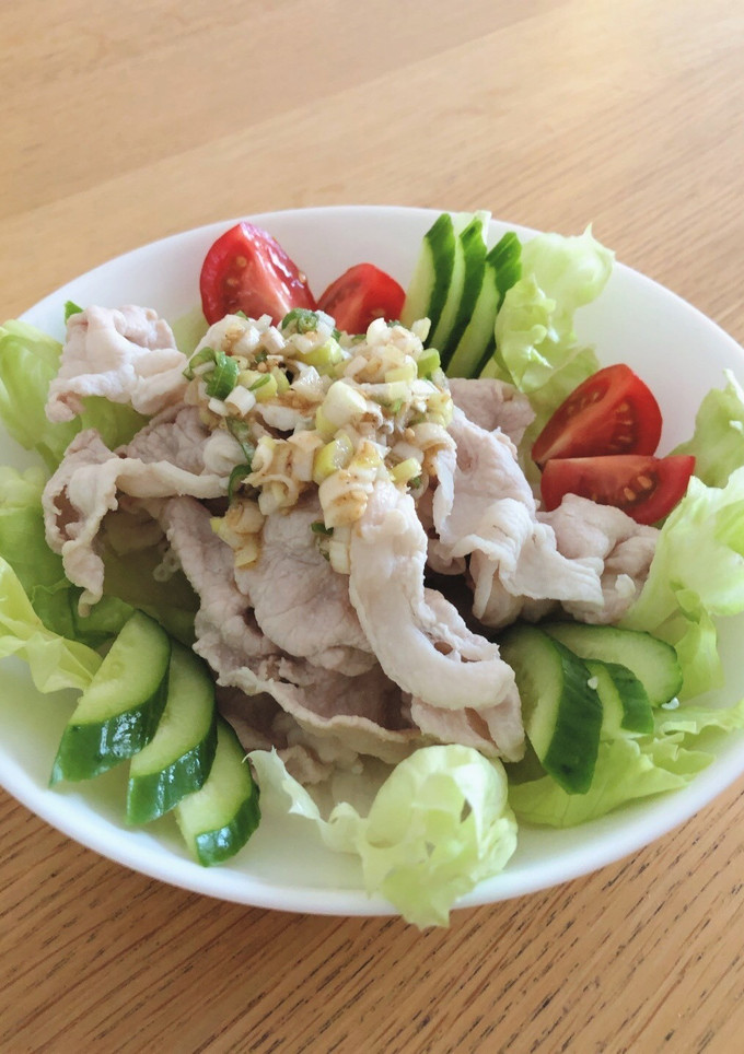 豚肉の冷しゃぶ 〜ねぎごまだれ〜-レシピのメイン写真