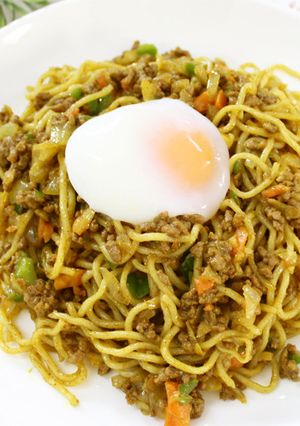 夏に食べたい！スパイシーカレー焼きそば-レシピのメイン写真