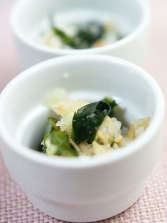 海藻食べよう!わかめなめたけおろし-レシピのメイン写真