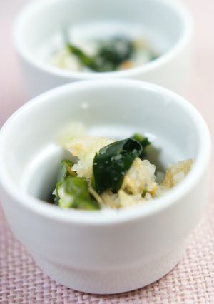 海藻食べよう！わかめなめたけおろし-レシピのメイン写真