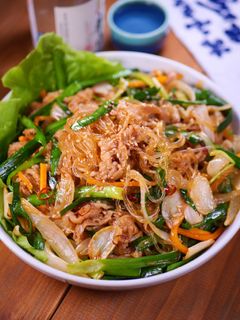 チャプチェ風スタミナ炒め✨スタミナ丼にも-レシピのメイン写真