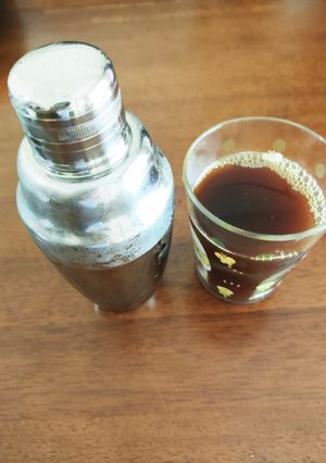 シェーカーでメープルのアイスコーヒー　-レシピのメイン写真