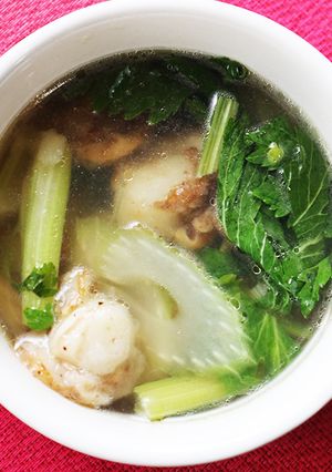ベビー帆立とセロリのスープ-レシピのメイン写真