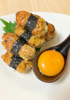 お肌ケアの味方・のりたまつくね-レシピのメイン写真