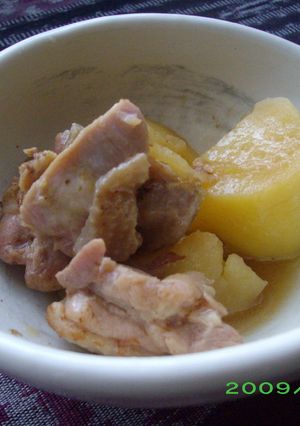 鶏肉とじゃがいもの柚子胡椒煮-レシピのメイン写真